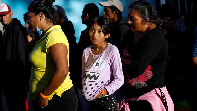 Migranten an der Grenze zu den USA