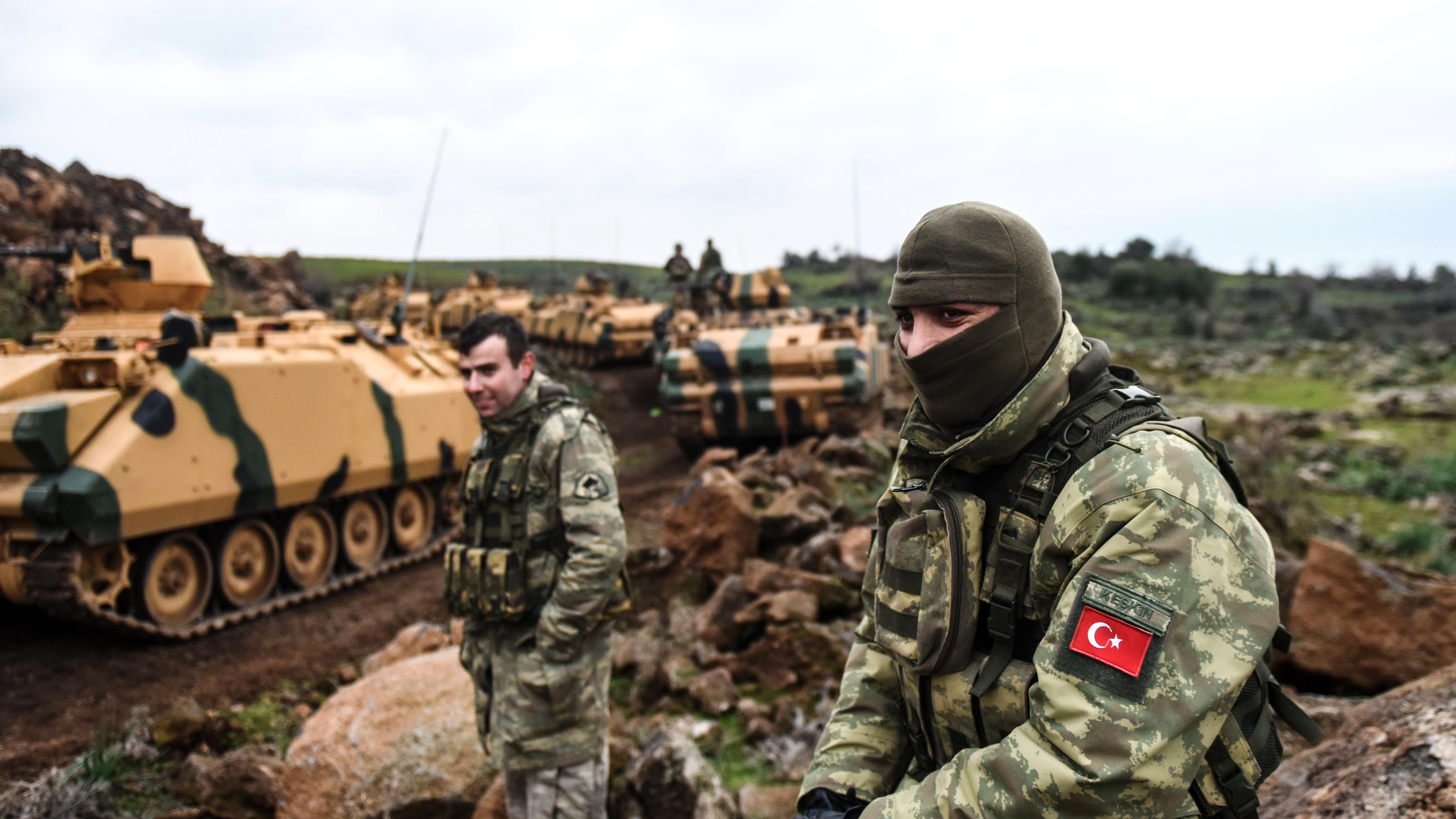 Syrien: Türkische Soldaten im Norden Syriens