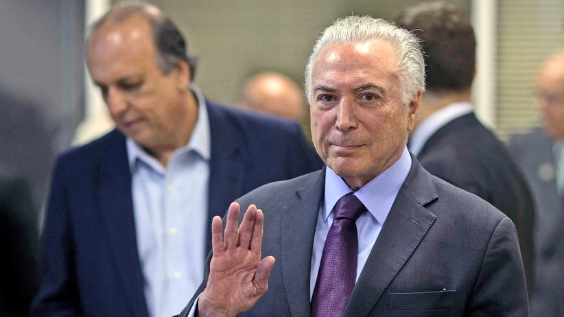 Brasilien: Michel Temer, brasilianischer Präsident von 2016 bis 2018