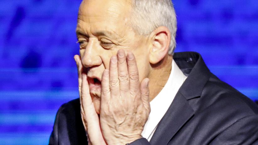 Israel: Der Ex-Generalstabschef Benny Gantz nach der Wahl in Israel