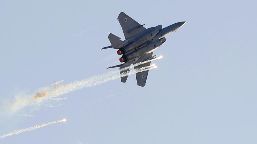 Syrien: Ein israelisches F-15-Kampfflugzeug