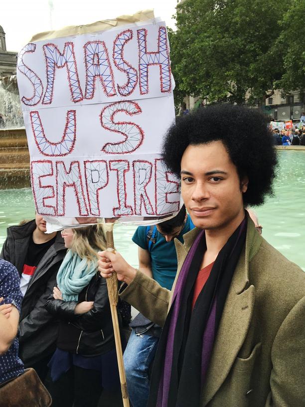 Protest in London: "Trump ist abscheulich"