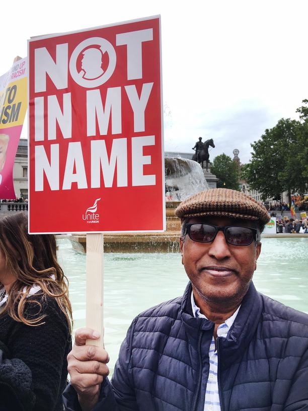 Protest in London: "Trump ist abscheulich"