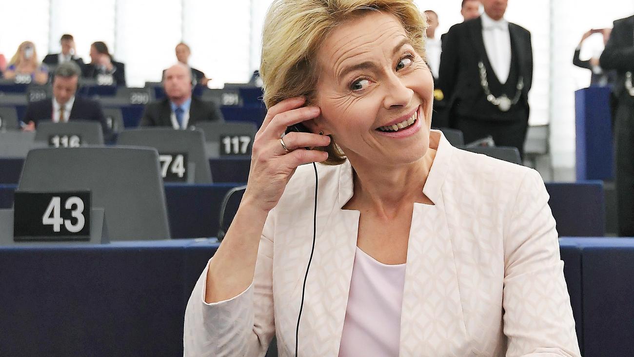 EU-Parlament: Ursula Von Der Leyen Zur EU-Kommissionspräsidentin ...