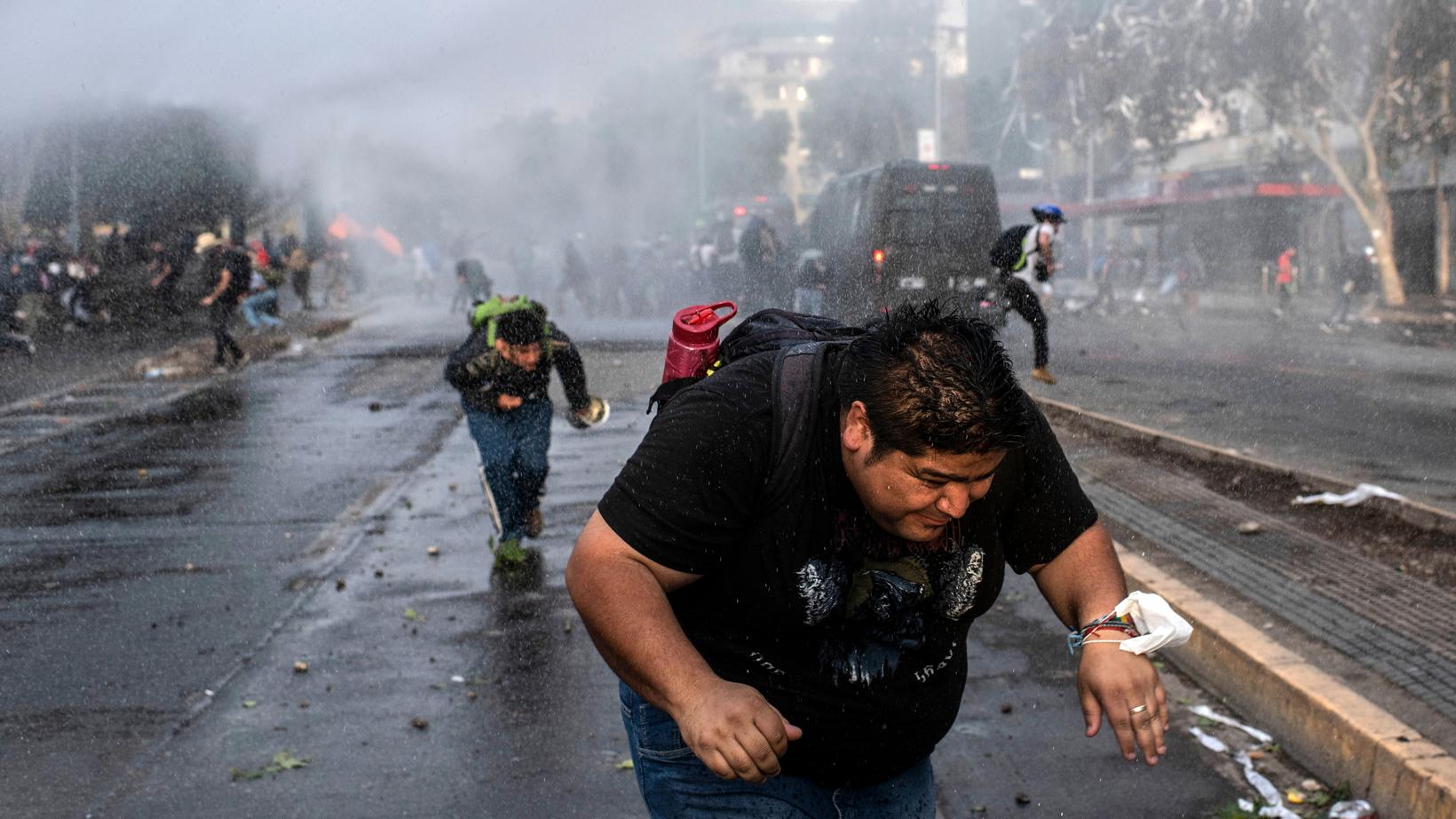 Santiago: Die Proteste in Chile waren durch einen Anstieg der U-Bahn-Preise ausgelöst worden.