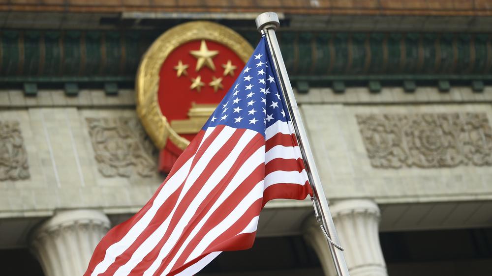 Diplomatie: Peking im November 2017 während einer Willkommenszeremonie für US-Präsident Trump