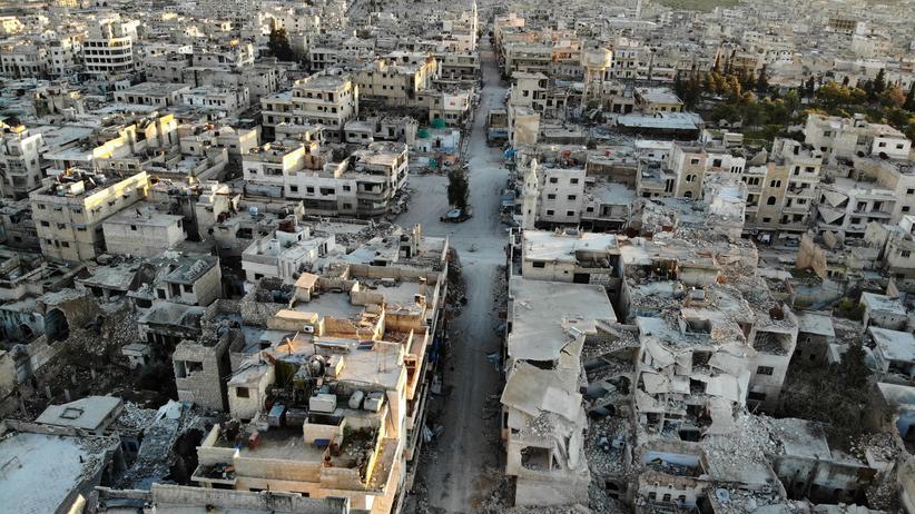 Syrien Regierungstruppen Starten Offensive Auf Maarat An Numan Zeit Online
