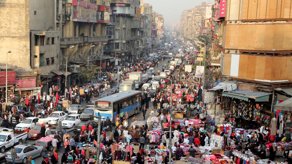 EU-Sicherheitspolitik: In der Megastadt Kairo in Ägypten leben bereits 20 Millionen Menschen.