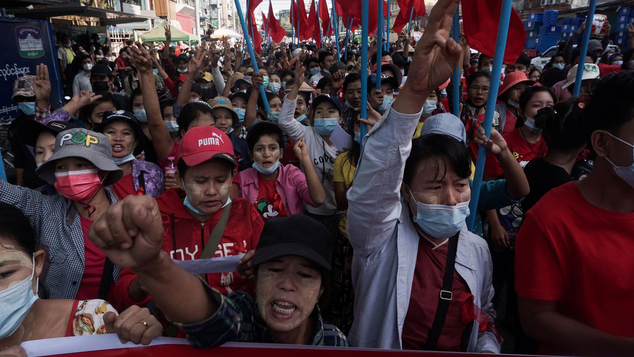 Myanmar: Proteste gegen Militärputsch weiten sich aus
