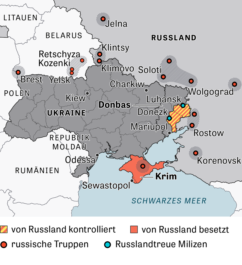 Russland Ukraine konflikt Krieg