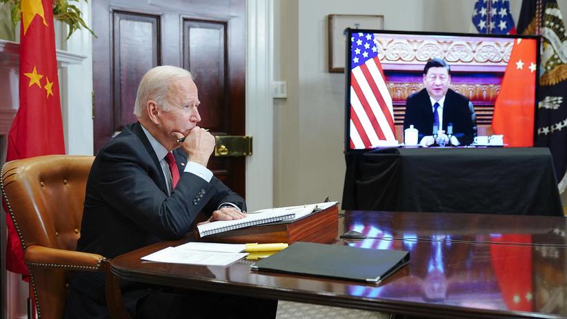 Ukraine-Krieg: Zwei Stunden Videotelefonat zwischen Joe Biden und Xi Jinping