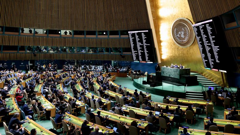 Russland-Ukraine-Krieg: UN-Vollversammlung verurteilt russischen Einmarsch mit großer Mehrheit