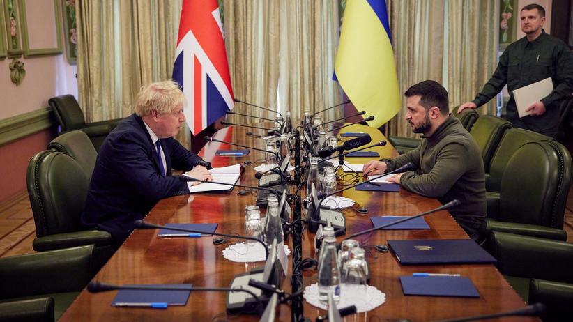 Ukraine-Überblick: Boris Johnson in Kiew, Geberkonferenz in Warschau