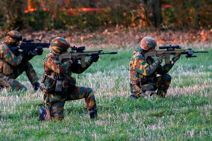 Europäische Verteidigungspolitik: Gemeinsame Militärübung mehrerer EU-Länder in Belgien (Archiv)
