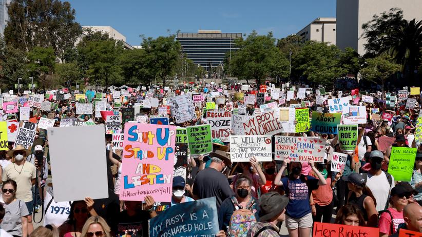 USA: Zehntausende demonstrieren für Erhalt des Rechts auf Abtreibungen