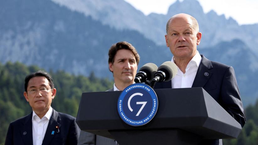G7-Gipfel: Scholz lässt deutsche Beteiligung an Goldembargo offen