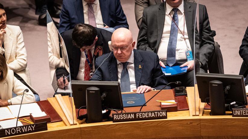 New York: Russischer Botschafter sorgt für Eklat im UN-Sicherheitsrat