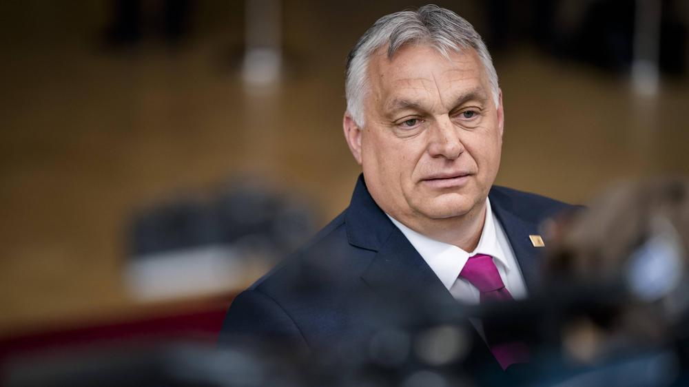 Europäische Union: Der ungarische Ministerpräsident Viktor Orbán bei einer Pressekonferenz am 30. Juni 2022