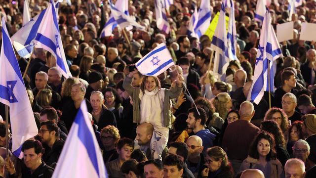 Tel Aviv: Zehntausende protestieren erneut gegen Justizreform