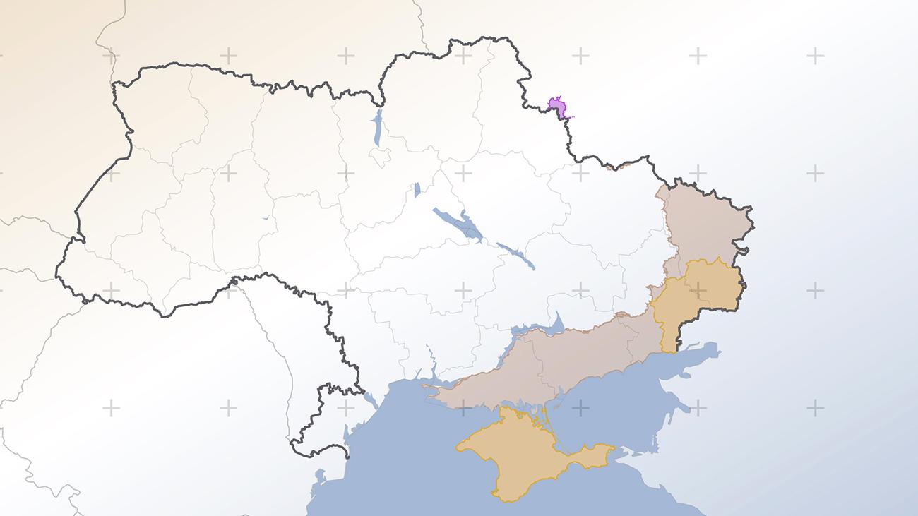 Map of Ukraine: the current front line |  TIME ONLINE