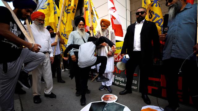 Nach Mord an Sikh-Aktivist: Hunderte Sikhs demonstrieren in Kanada gegen die indische Regierung