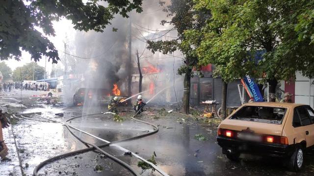 Ukraine-Krieg: Mindestens 16 Menschen sterben bei Angriff auf Markt in Ostukraine