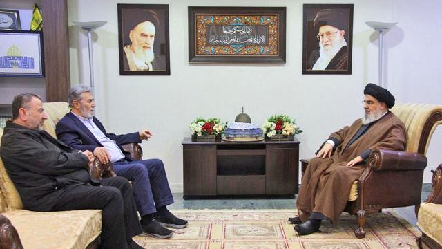 Krieg im Nahen Osten: Hisbollah-Chef trifft Vertreter von Hamas und Islamischem Dschihad