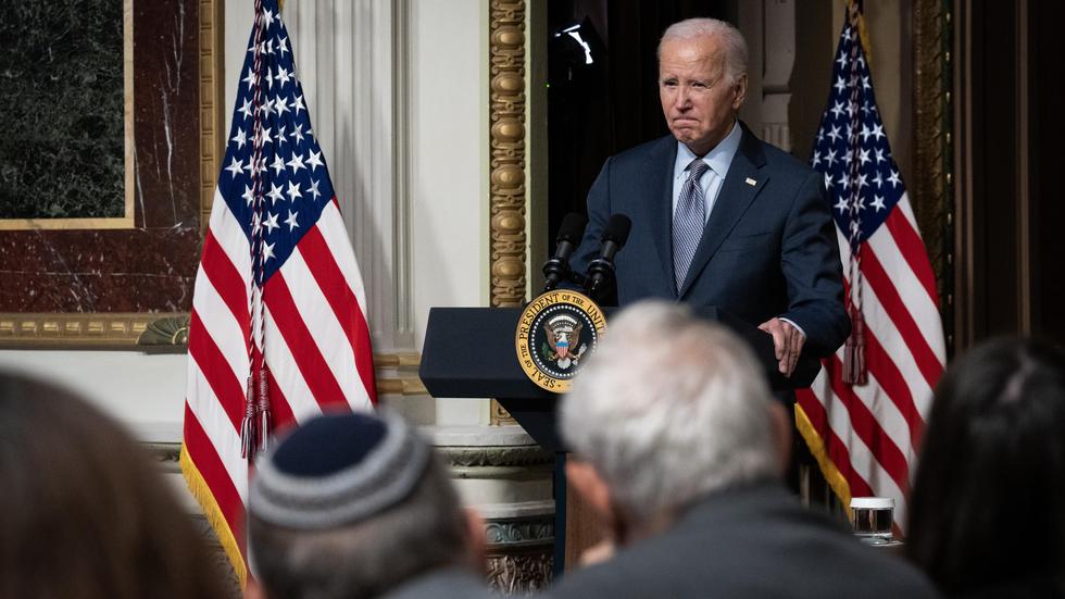 Treffen mit jüdischen Würdenträgern: US-Präsident Joe Biden trifft jüdische Würdenträger im Weißen Haus.