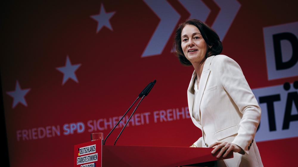 Nato: Die SPD-Spitzenkandidatin für die Europawahl, Katarina Barley