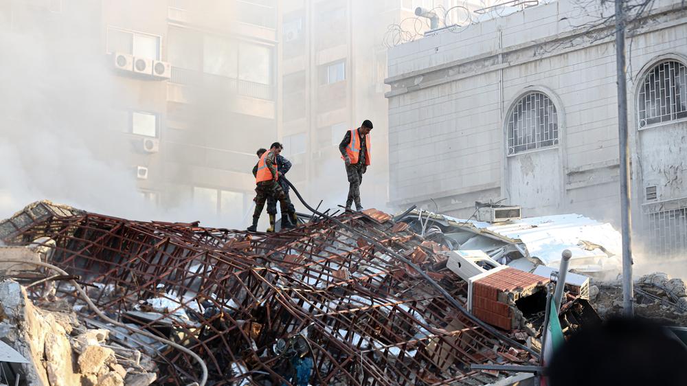 Angriff auf iranische Botschaft: Nach dem Angriff auf das iranische Konsulat in der syrischen Hauptstadt Damaskus