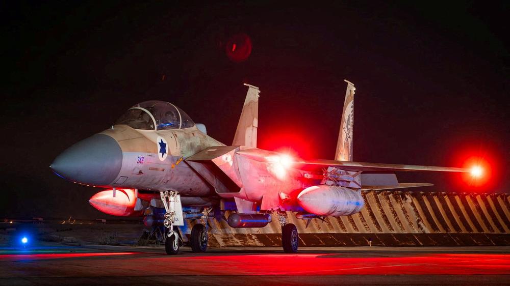 Iranischer Luftangriff: Ein israelisches F-15-Kampfflugzeug 