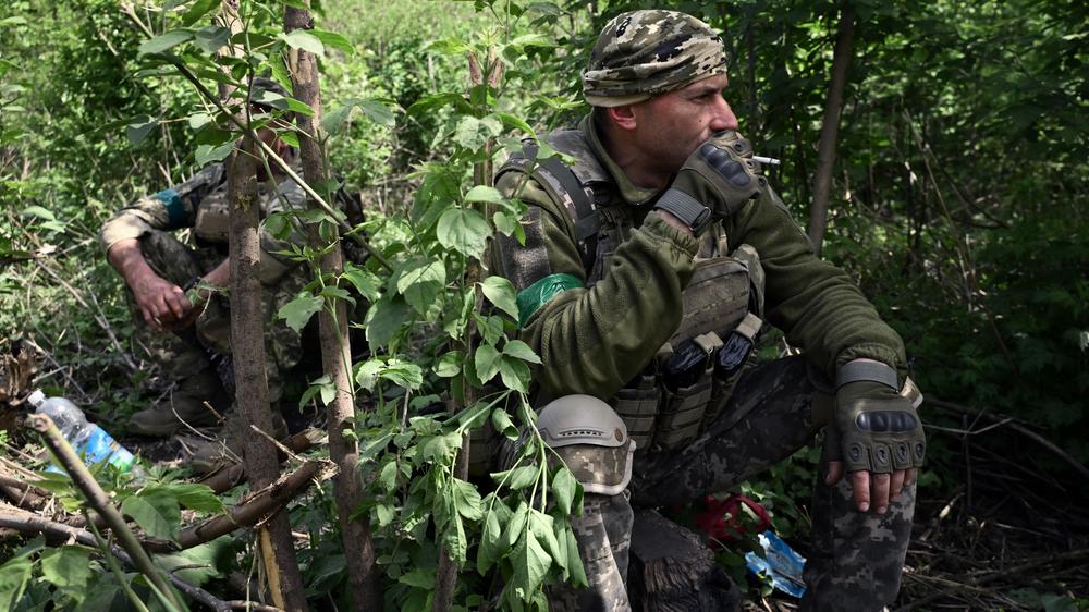 Front in der Ukraine: Westlich von Awdijiwka bröckelt die ukrainische Front.