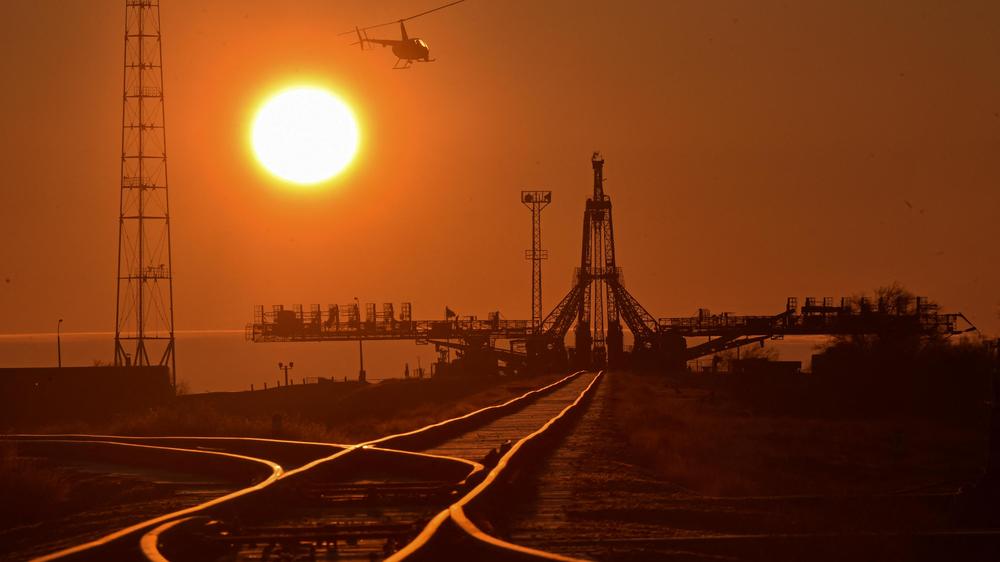 Russisches Veto: Der an Russland vermietete Raketenstartplatz Kosmodrom Baikonur im Süden Kasachstans (Archivbild)