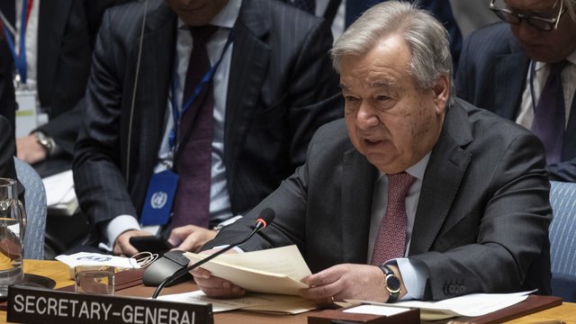 UN-Generalsekretär: Antonio Guterres verurteilt Terroranschlag in Somalia
