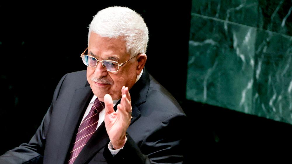 Mahmoud Abbas: Voor de toekomst van de wereld: Mahmoud Abbas, president van de Palestijnse Autonome Organisatie, presenteert een strategisch plan voor de Gazastrook in New York voor de Verenigde Naties.