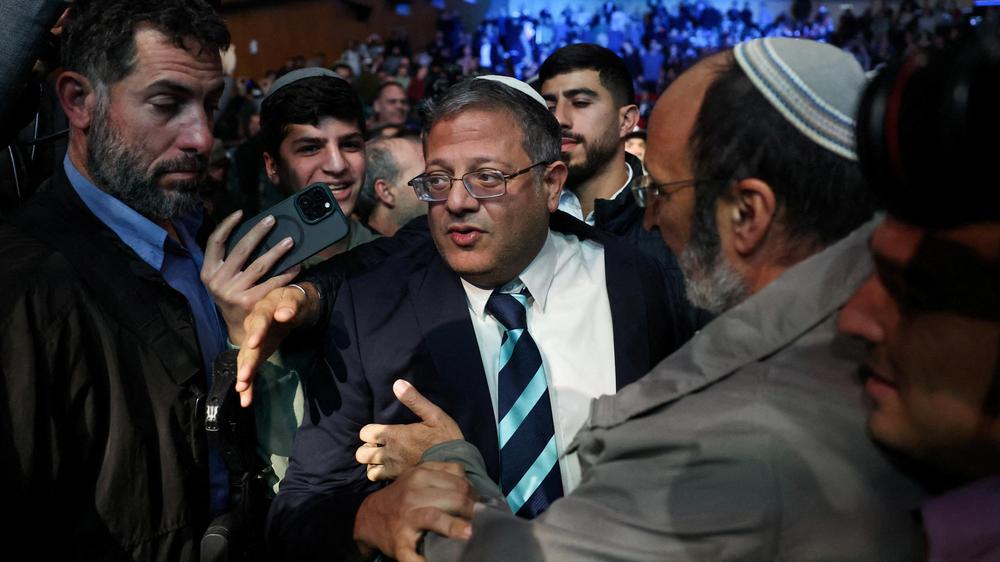 Gazastreifen: Itamar Ben-Gvir forderte auf einem Kongress in Jerusalem im Januar den Wiederaufbau von Siedlungen im Gazastreifen und im nördlichen Teil des von Israel besetzten Westjordanlandes.