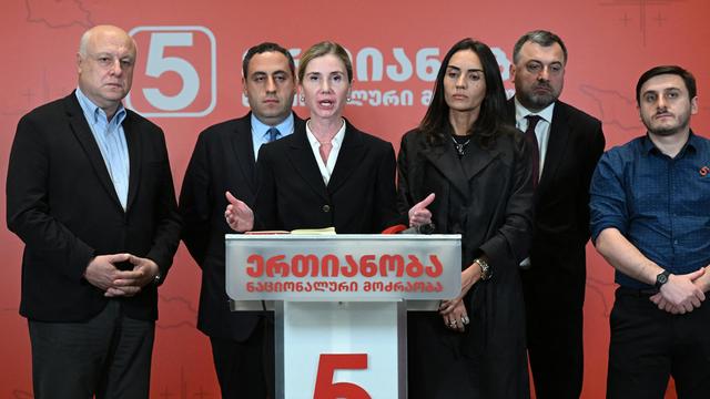 Parlamentswahl in Georgien: Opposition erkennt Wahlergebnis nicht an