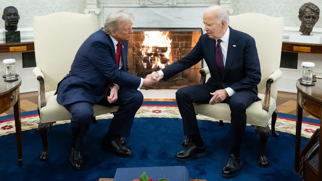 USA: Joe Biden empfängt Trump mit Handschlag im Weißen Haus