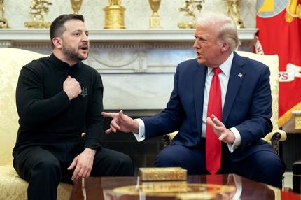 Ukrainekrieg: Treffen zwischen Trump und Selenskyj eskaliert