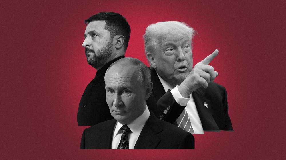 Donald Trump und Wladimir Putin: Wladimir Putin spielt weiter auf Zeit.