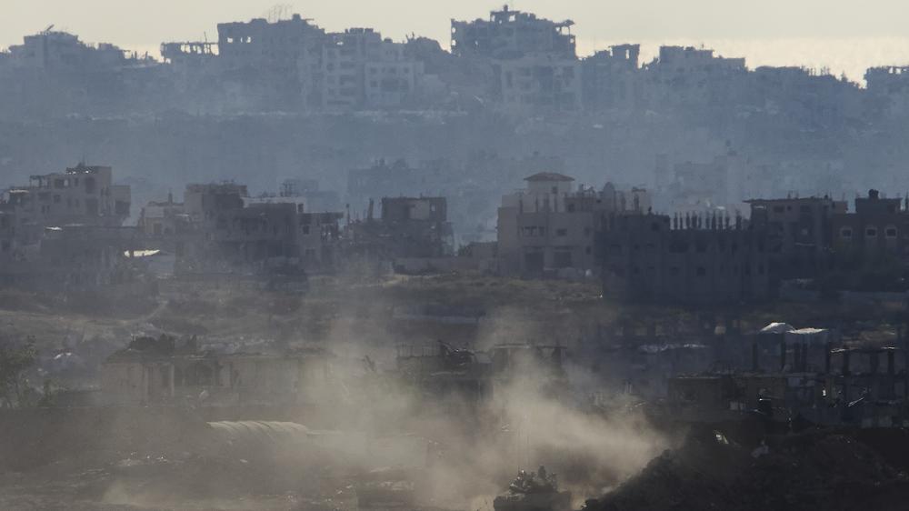  Panzer der israelischen Armee im Gazastreifen