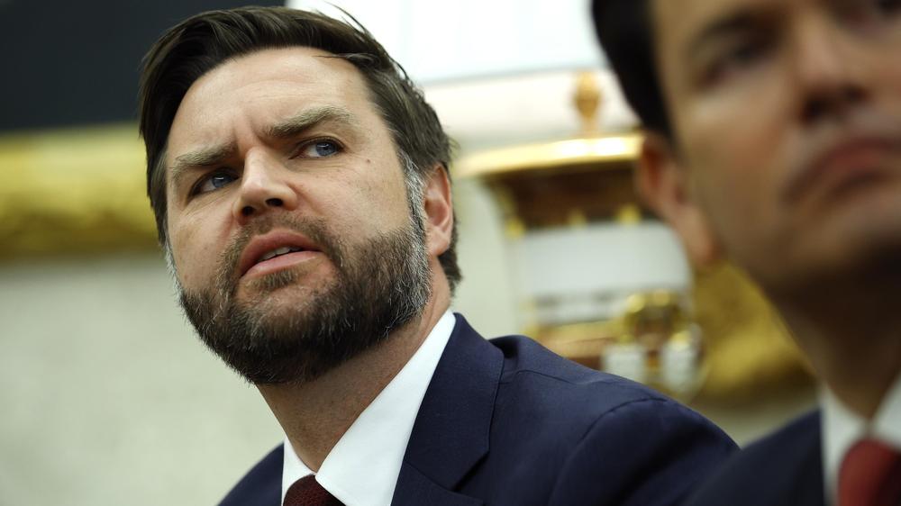 US-Vizepräsident JD Vance neben US-Außenminister Marco Rubio