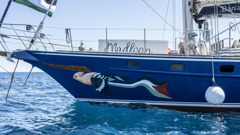  Die "Madleen" war vor gut einer Woche von Sizilien aus in See gestochen.