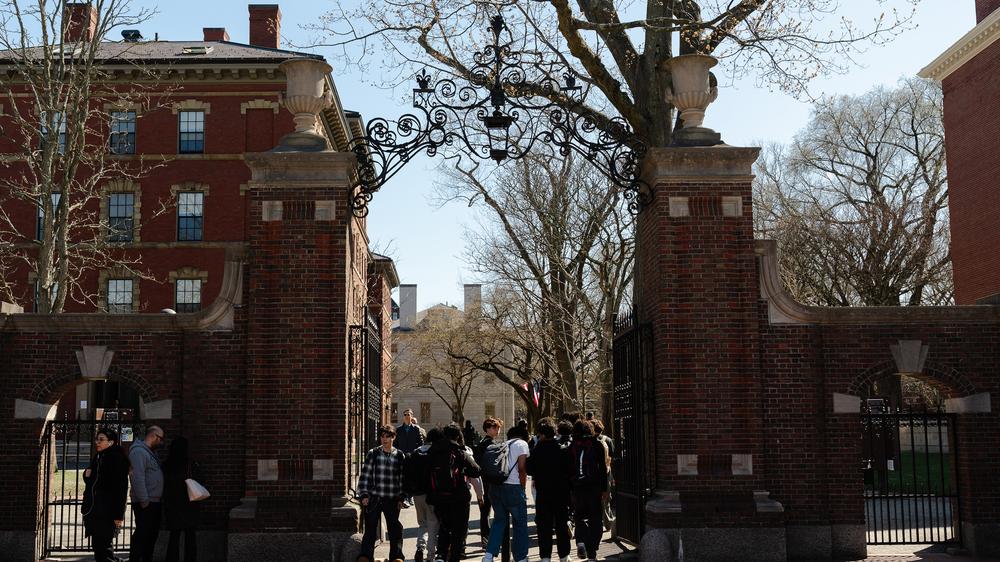  Die Harvard-Universität in Cambridge, Massachusetts