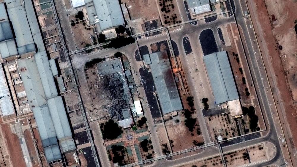  Satellitenbilder der iranischen Atomanlage in Isfahan am 16. Juni