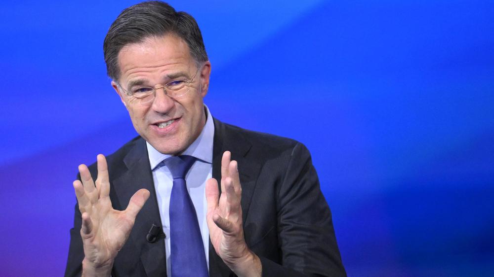  Nato-Chef Mark Rutte hat eine gemeinsame Anstrengung der USA und Europas gefordert, die Waffenproduktion hochzufahren.