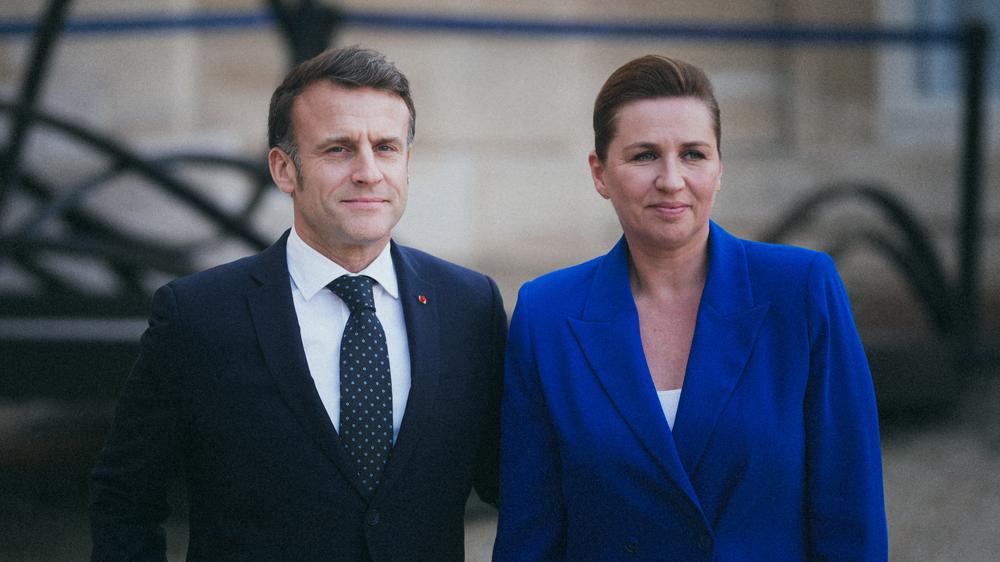  Der französische Präsident, Emmanuel Macron (links), und die dänische Ministerpräsidentin, Mette Frederiksen (rechts), wollen zusammen nach Grönland reisen.