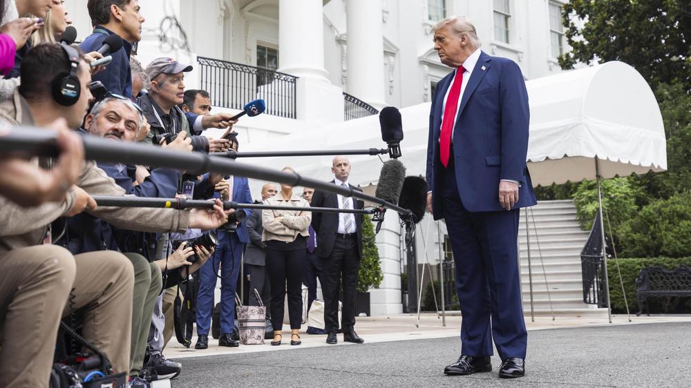  US-Präsident Donald Trump in Washington, D. C.