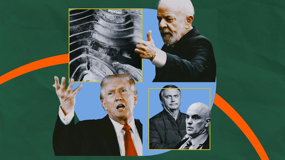  Donald Trump und Lula da Silva streiten über Zölle. Doch auch Ex-Präsident Bolsonaro und Brasiliens oberster Richter Alexandre de Moraes spielen eine Rolle.