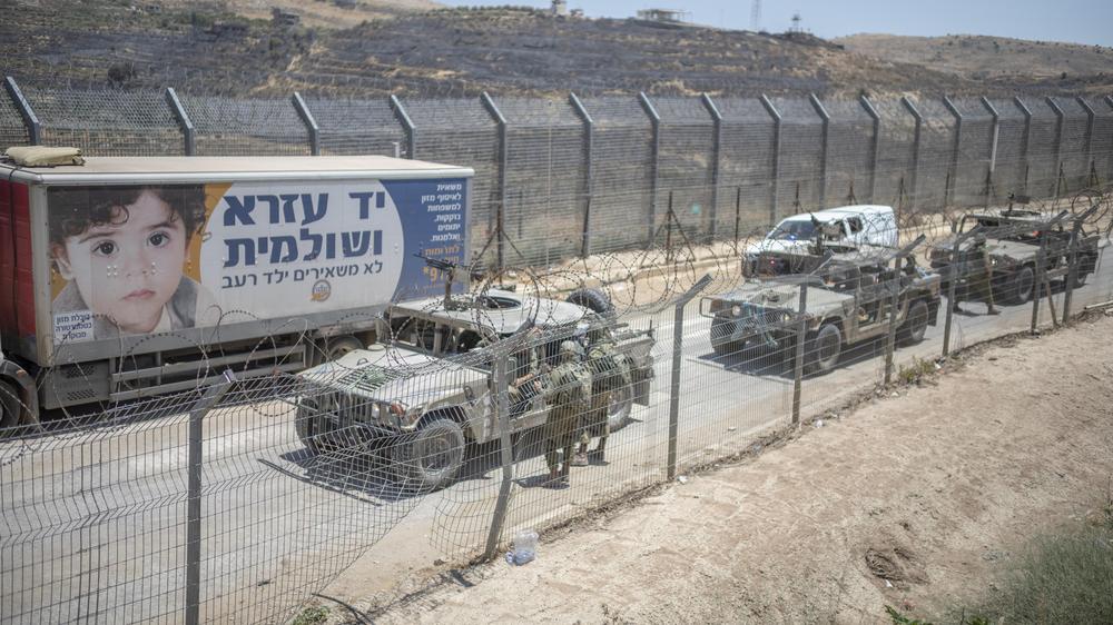  Israelische Soldaten auf den Golanhöhen an der Grenze zwischen Israel und Syrien. Die beiden Länder haben im Konflikt in der südsyrischen Provinz Suweida eine Waffenruhe vereinbart.